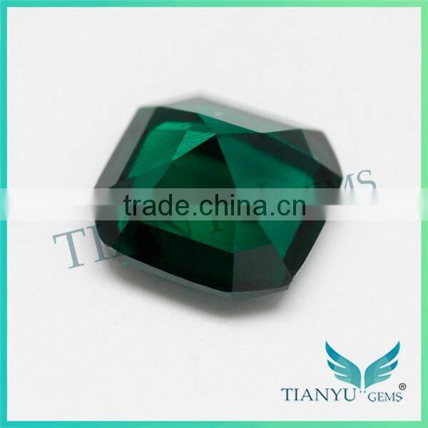 1 carat emerald 6.5x6.5 mm emerald cut synthetic emeralds for sale