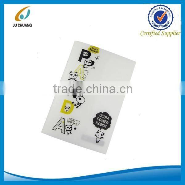 B5 Free samples wholesale custom cheap cute PP cover note book