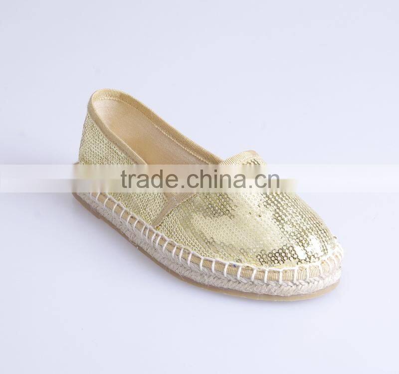 Espadrilles with sequins