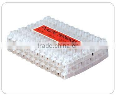 The most popular China Wholesale High Quality H U type white black color customized PE PP PA material Terminal Block