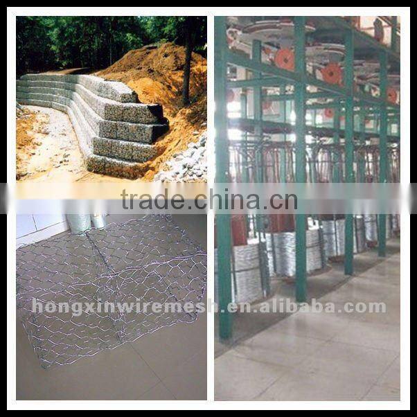 Durable Hexagonal Wire Mesh,Three Twist Gabion Mesh,Hexagonal Wire Netting
