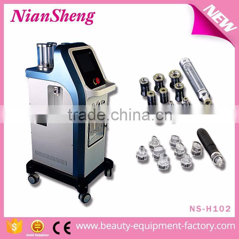 Multifunction skin scrubber aqua facial diamond tip hydro dermabrasion machine