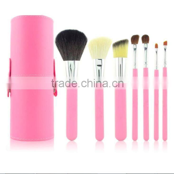 7pcs Goat Hair Good Cheap Makeup Brush Sets