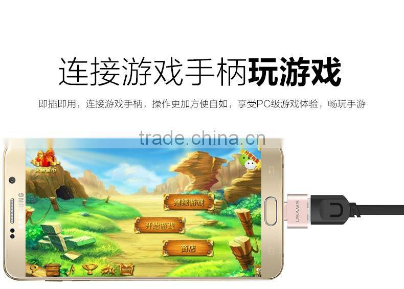 Original USAMS Quick Charging Micro USB to OTG Adapter Sync Data Connector 2.1A