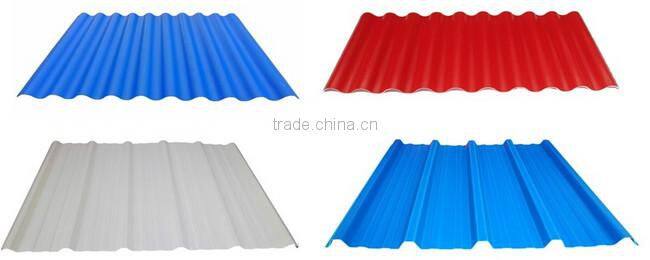 2.0mm/1.5mm Excellent Light Transmittance Corrugated FRP Sheet