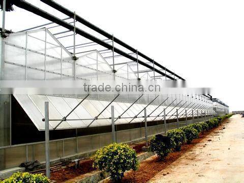 Curved tooth rack and pinion set for greenhouse