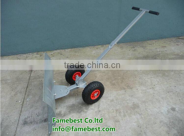 Snow pusher with wheel TC4002W Snow shovel mover