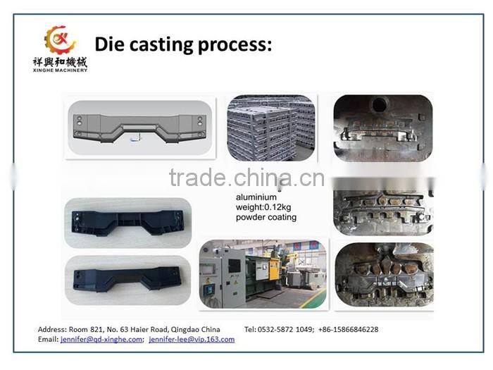 Zamak casting die cast light empty housing with powder coating
