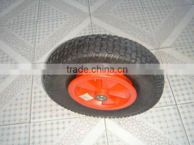 6x1.5 small solid rubber coated wheel