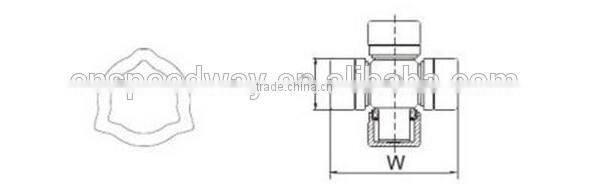 Triangular pto shaft tube