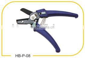 7-3/4" Plastic safty lock garden hand pruner tools