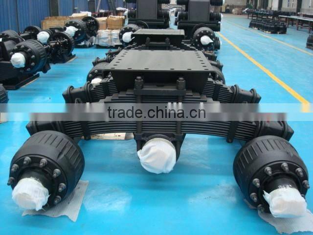 Caravan Trailer Bogie For Trailer Body Spare Parts, Semi Trailer Bogie Suspension