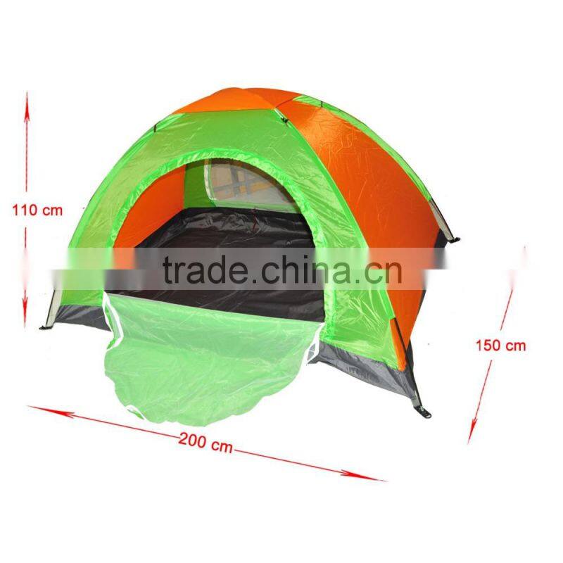 OEM 2 Person 1 Layer Outdoor Polyester Auto Camping Tent
