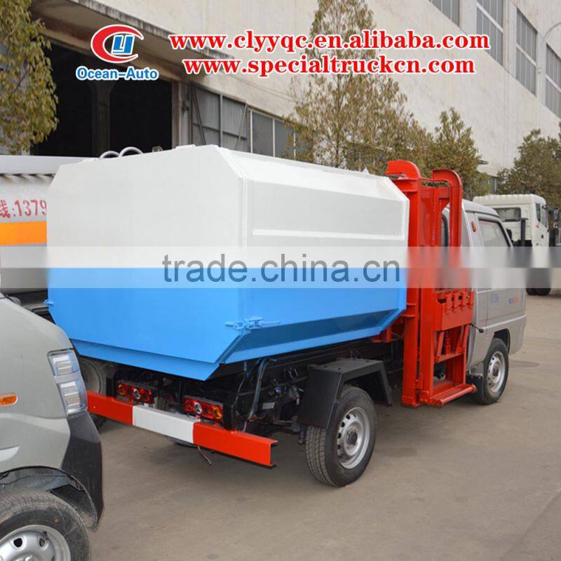 Foton mini bin lifter garbage truck