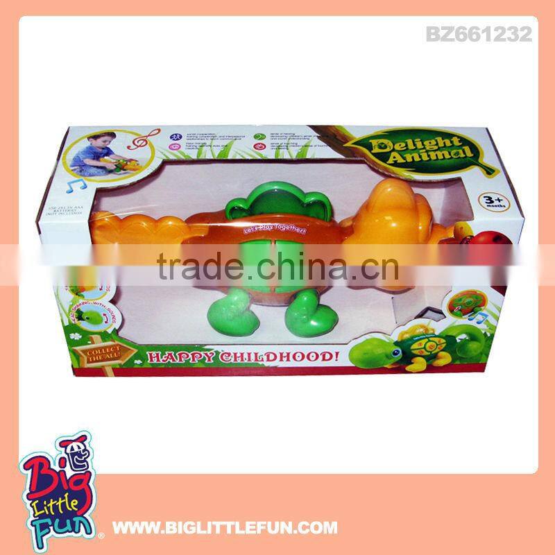 Battery operated toy excavator mini digger kid toys with light and music