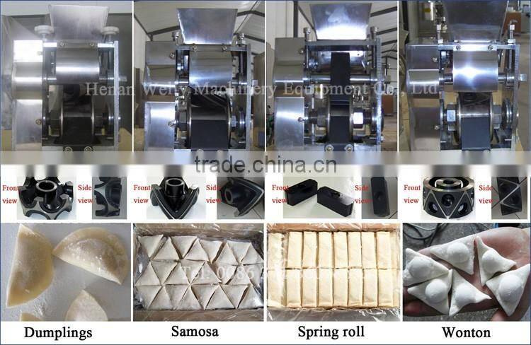 Factory price Chinese automatic dumpling machine/samosa making machine/spring roll machine