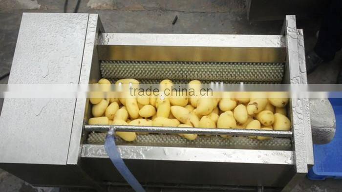 industrial brush type vegetable and fruit washing machine