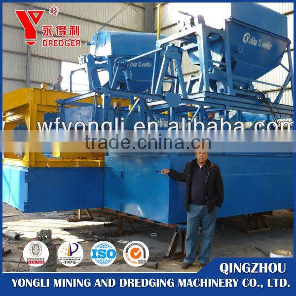 Double suction gold dredger