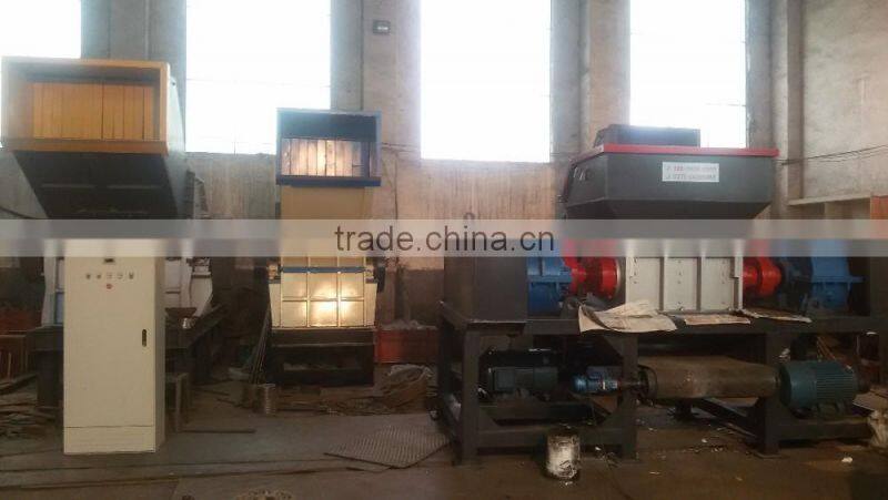 Waste Metal Plate Crusher Machine/ Waste Car Shell Crusher Machine/ Waste Bike Crusher Machine --- Wechat: 835019127