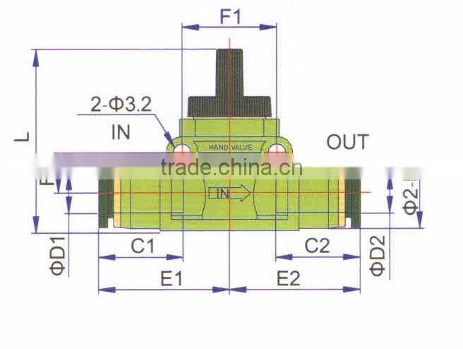 China JULY manufactory supplier plastic hand valve pipe joint hose connector