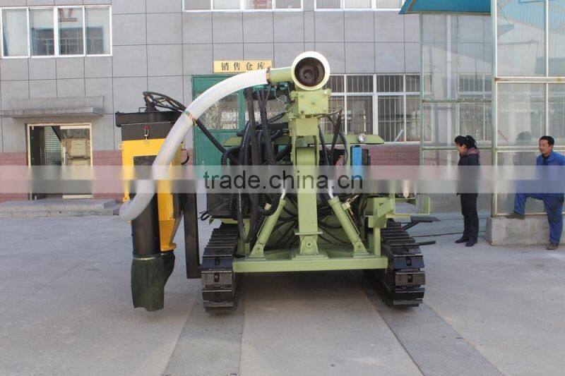 DTH gold mining drilling rig with dust collector
