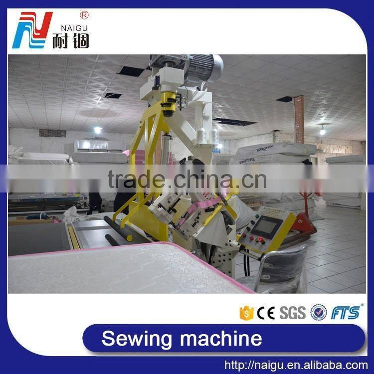 China NaiGu factory manufacture automatic chain stitch mattress tape edge sewing machine