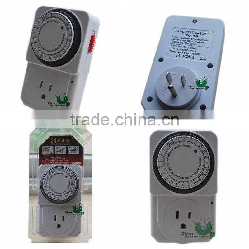 switch timer greenhouse grow light mechanical/24 hours digital timer/countdown timer