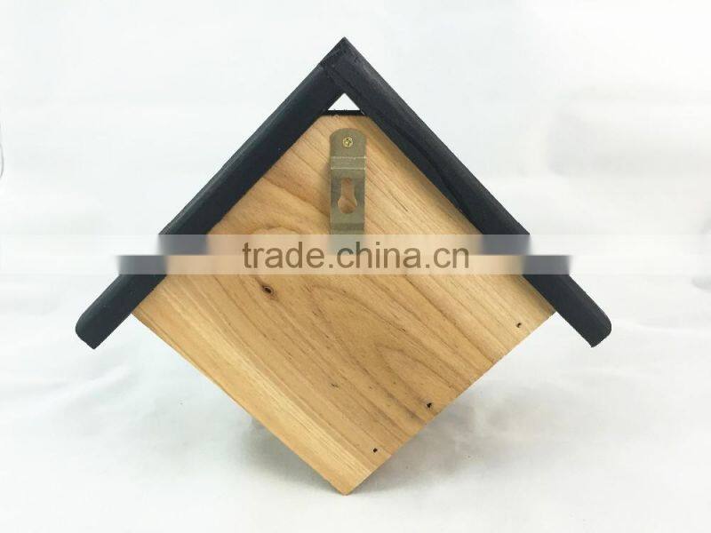 Simple small wooden bird's nest,FSC wood bird house
