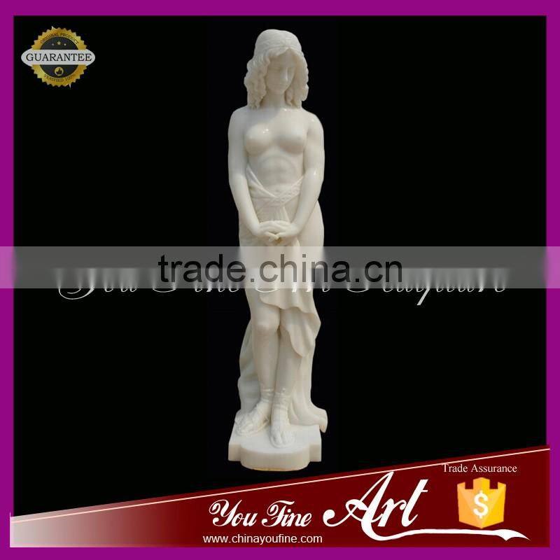 beautiful graceful marble female statue