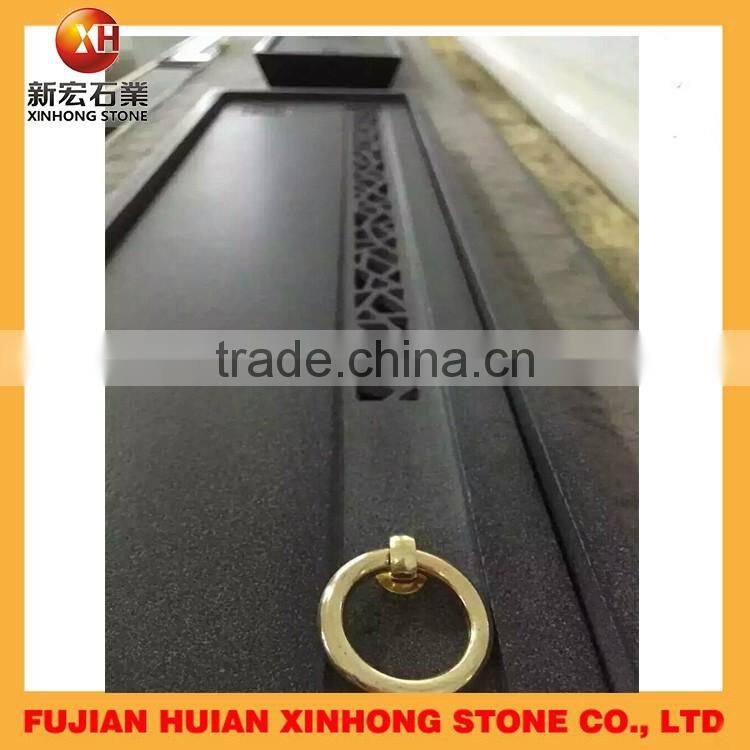 Luxurious real slate gongfu tea tray