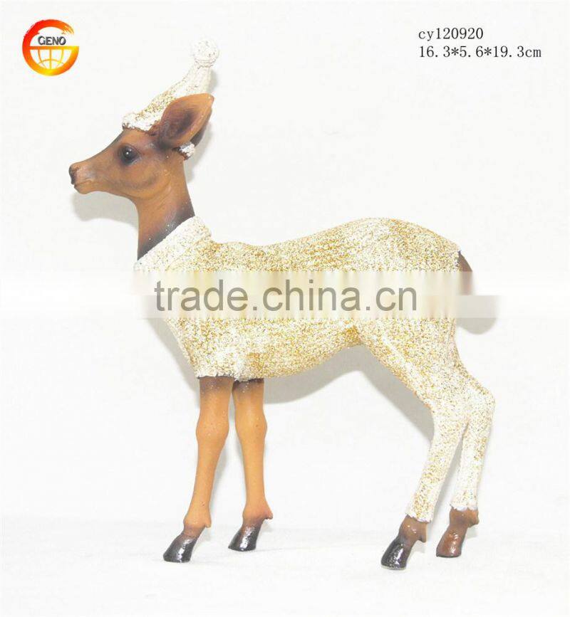 Hot selling resin decorative deer