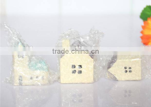 Zakka grocery Aegean Sea small decorative house micro landscape accessories resin ornaments background props