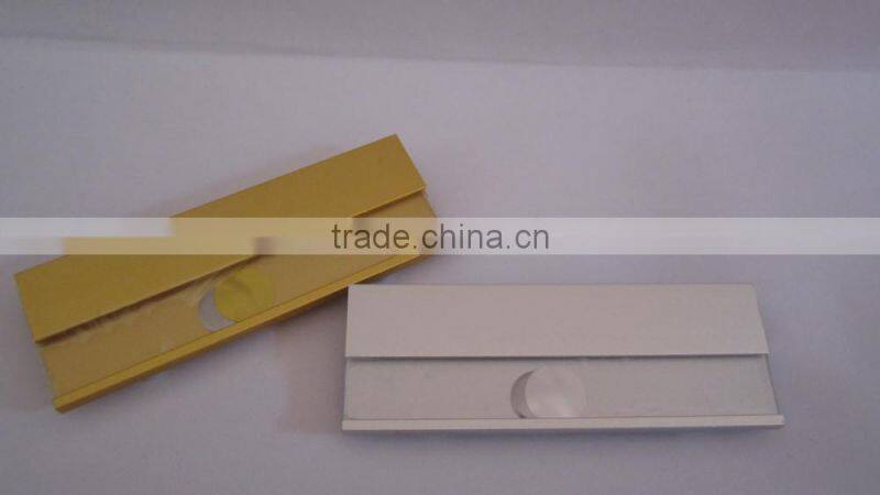 Blank name tag with safety pin