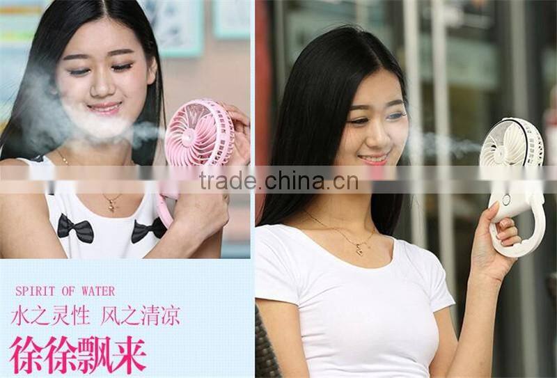 CT-739 The new USB charging air-conditioning fan Beauty Mini spray fan Humidification handheld fan Portable air-conditioning fan