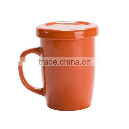 ceramic tea cup with tap,360ml