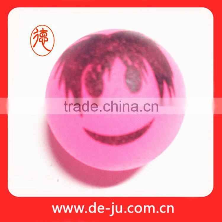 Summer Beach Face Pink Human Bouncy Ball