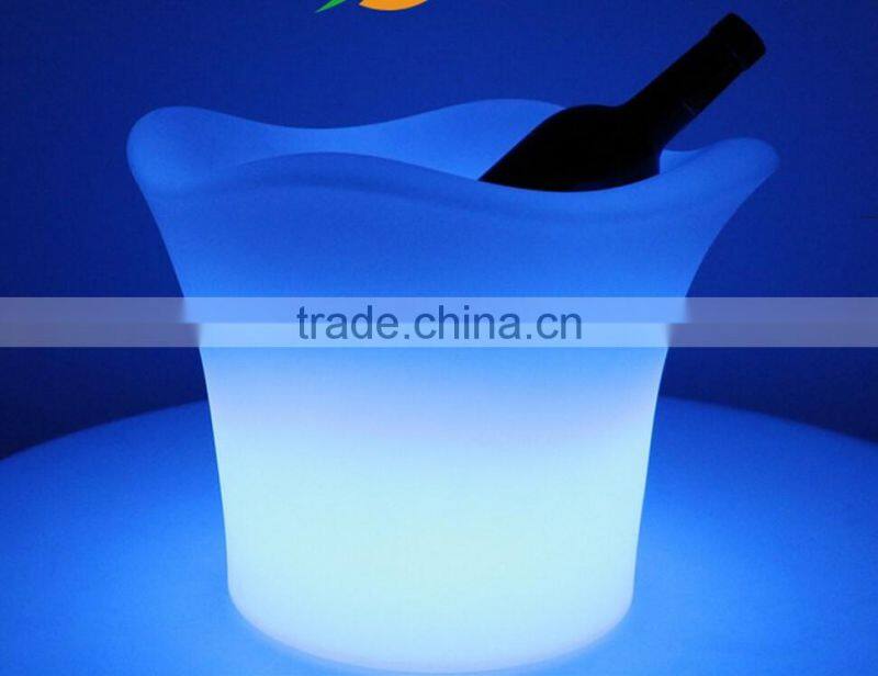 2016 Sigma new design LED light commercial standing plastic ice bucket