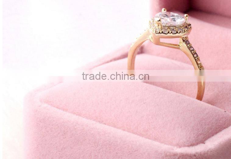 Wholesale Stock Small Order Fashion Women Heart-shaped Rings