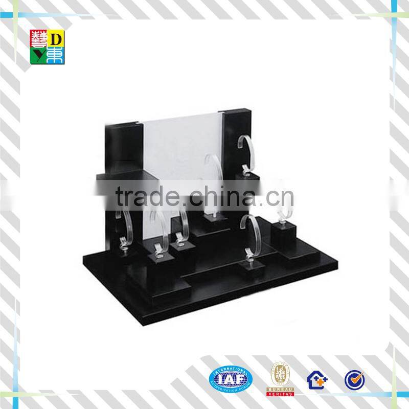 2015latest design acrylic watch display acrylic black watch display PMMA material acrylic clear display for watch