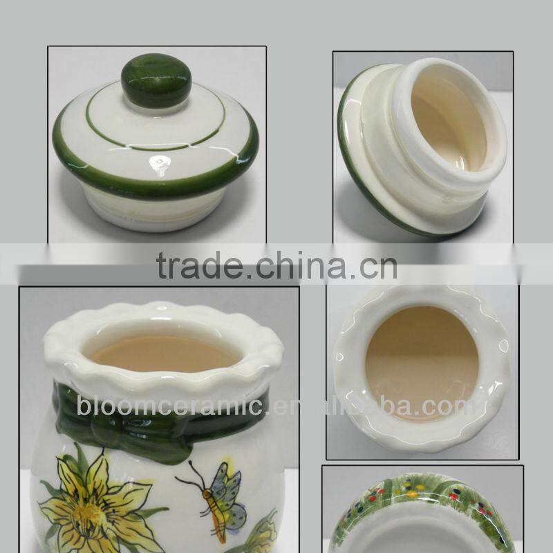 Porcelain sealed jar for wholesale