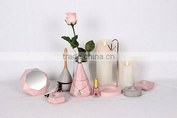 Luxury design cement jewelry box ring holder