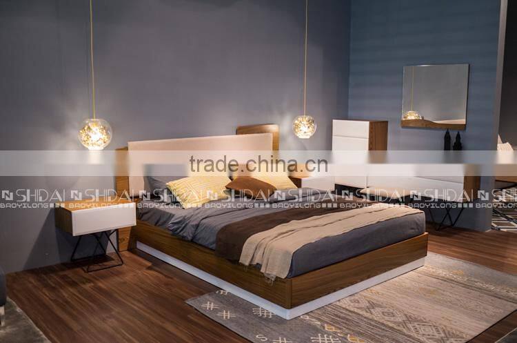 High Quality King Size Foshan Furniture Bedroom Sets B-828