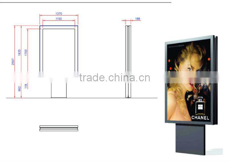 OEM Professional hanging crystal light box with 32-year Experience