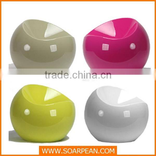 Fashion Colorful Fiberglass Apple Chair