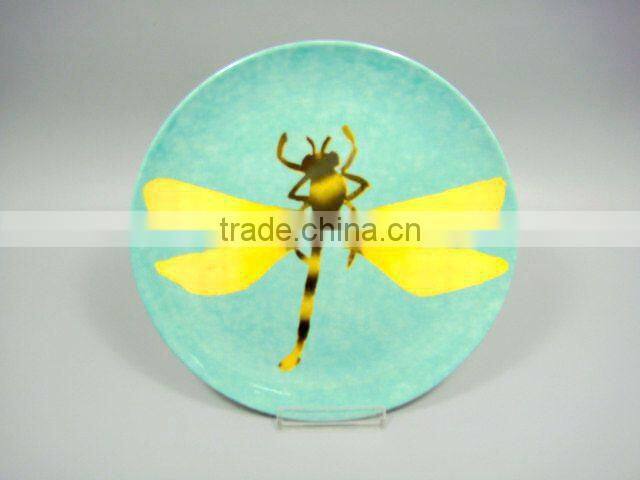 Kid children melamine round factory cheap snack frut plate