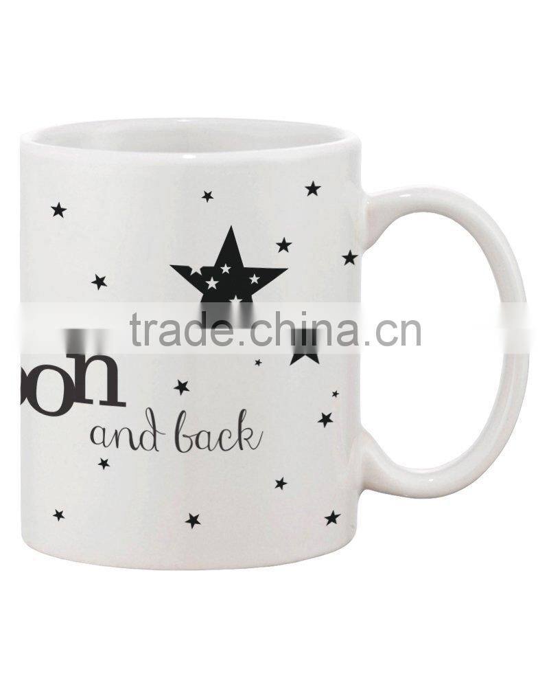 new item 11oz OEM coffee mugs with logo for promotional