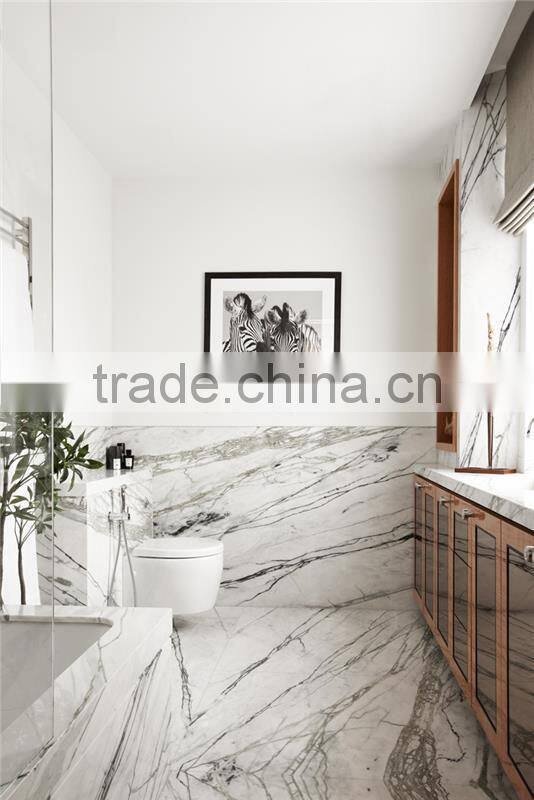 Factory price perdurable natural stone antique white marble tile