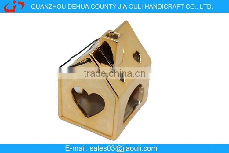 wholesale plating gold ceramic hollowed-out hand lamp