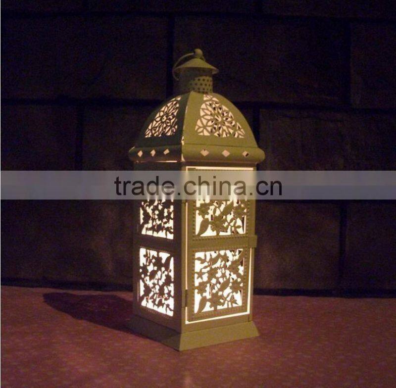 2017 black House Vintage Style OEM Moroccan Lantern Candle Holders