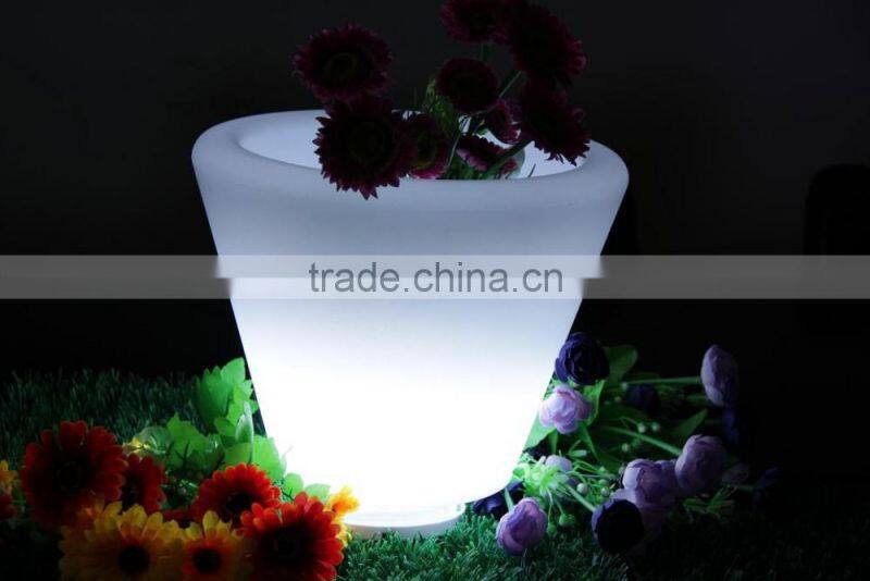 innovative fashionable rechargeable led ice Bucket, led flower planters